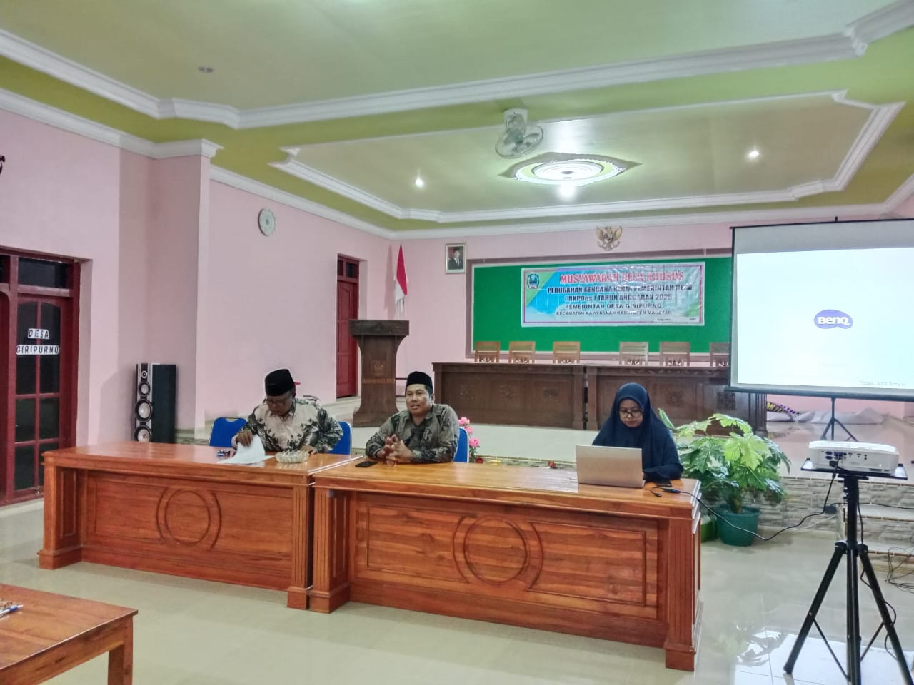 MUSYAWARAH DESA KHUSUS PENETAPAN PERUBAHAN RKPDES DAN PERUBAHAN APBDES DESA GIRIPURNO