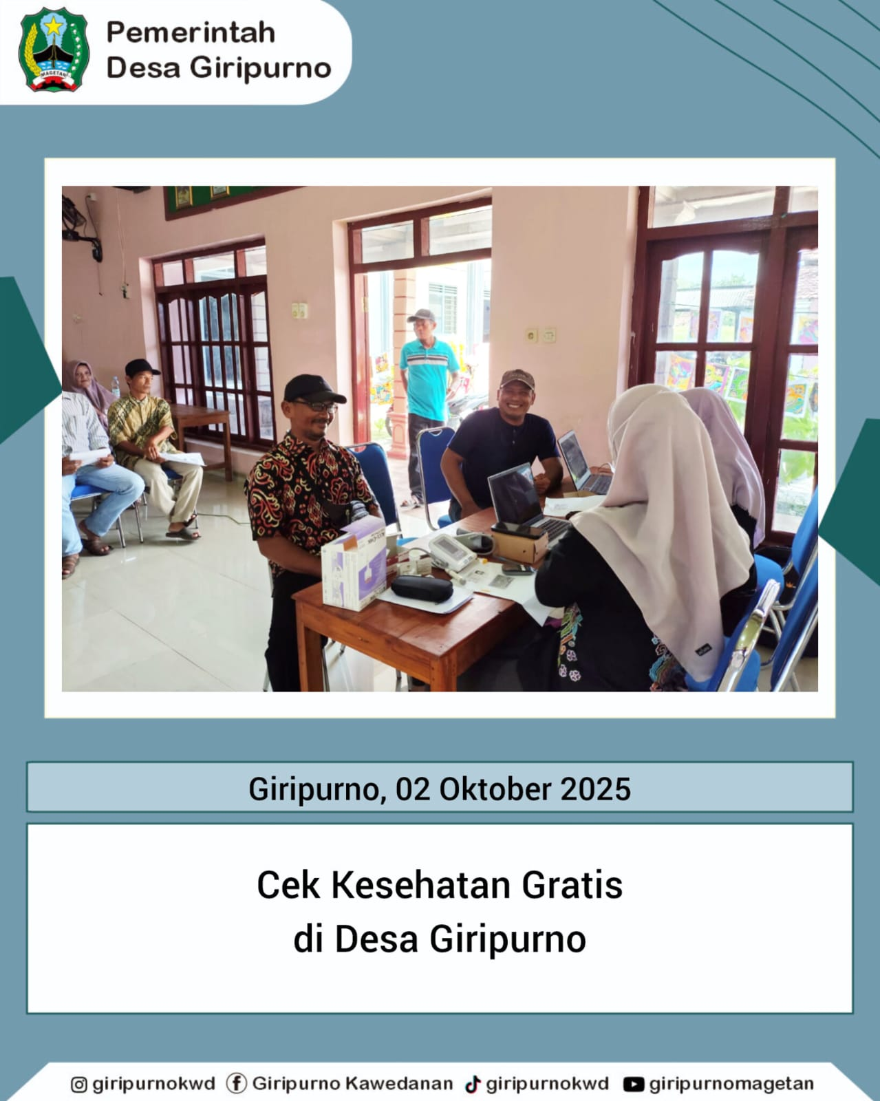 CEK KESEHATAN GRATIS